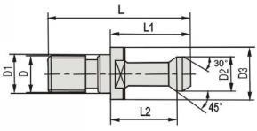 TW4217 Pull Stud for Tool Holder