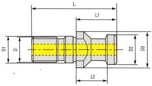 TW4217 Pull Stud for Tool Holder