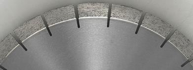 TW6212 Fan Type Segments and Blades for Granite