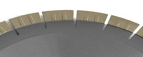 TW6215 Three-step (40) Type Segments and Blades for Granite
